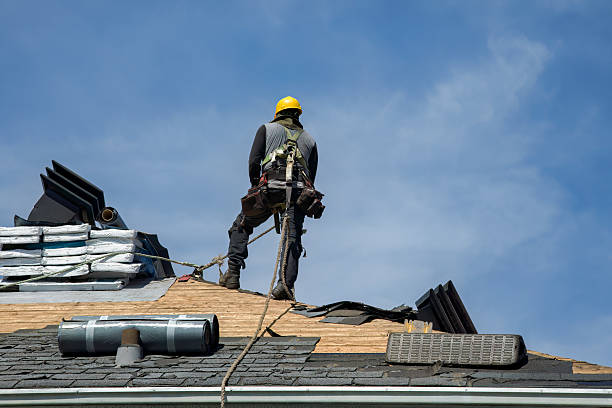 Professional Metal Roofing technician working in Union City, NJ